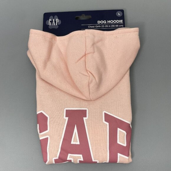 Gap Dog Logo Hoodie Jacket Pink L Chest Size 22-26 Inches - Picture 1 of 4